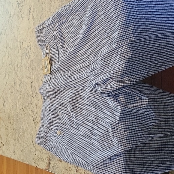 Bill's Khaki's Parker Plaid Blue and White Pants size 38 - Picture 4 of 5